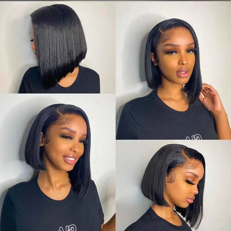 13x4 Lace Frontal Bob Straight Wig  Human Hair MyQualityproduct.shop