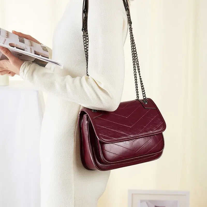 Bag Women Bag Cowhide Shoulder Bag Women MyQualityproduct.shop