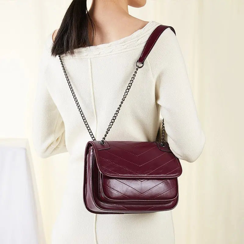 Bag Women Bag Cowhide Shoulder Bag Women MyQualityproduct.shop