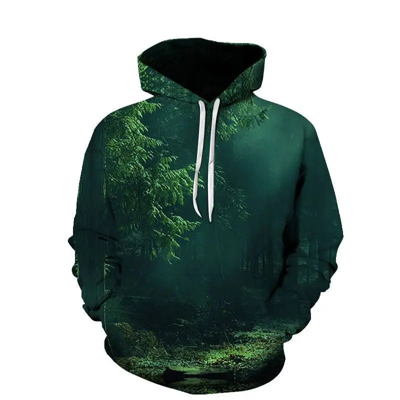 Beach Maple Leaf Couples Sport Sweaters Men And Women Casual Hoodies MyQualityproduct.shop