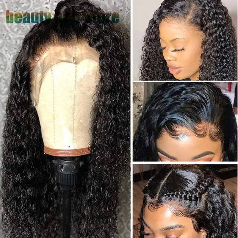 Brazilian Kinky Curly Lace Front Human Hair Wigs MyQualityproduct.shop