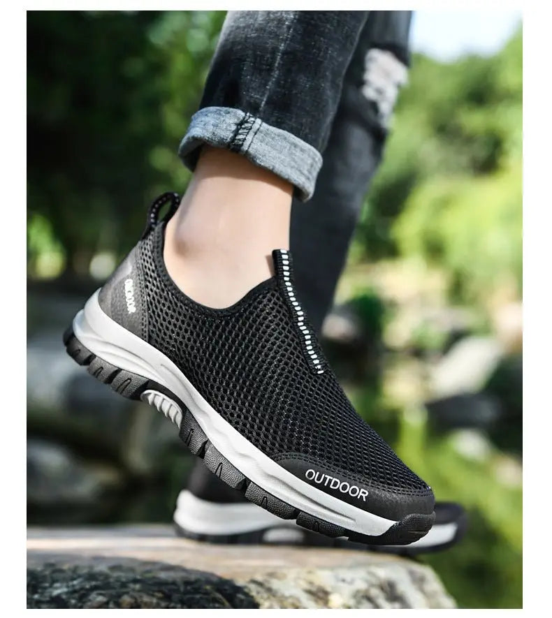 Breathable Hollow Fashion Slip-on Lazy Shoes - MyQualityproduct.shop