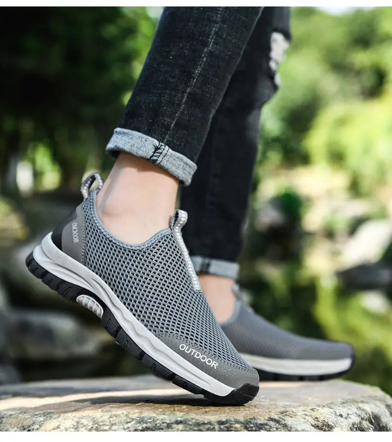 Breathable Hollow Fashion Slip-on Lazy Shoes - MyQualityproduct.shop