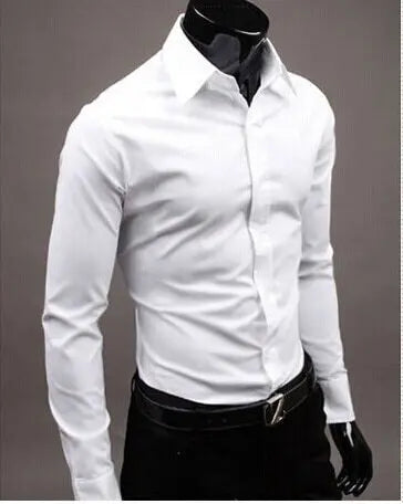 Business Shirt Men Young Men'S Self-Cultivation Workwear Best Man White Shirt Dress MyQualityproduct.shop