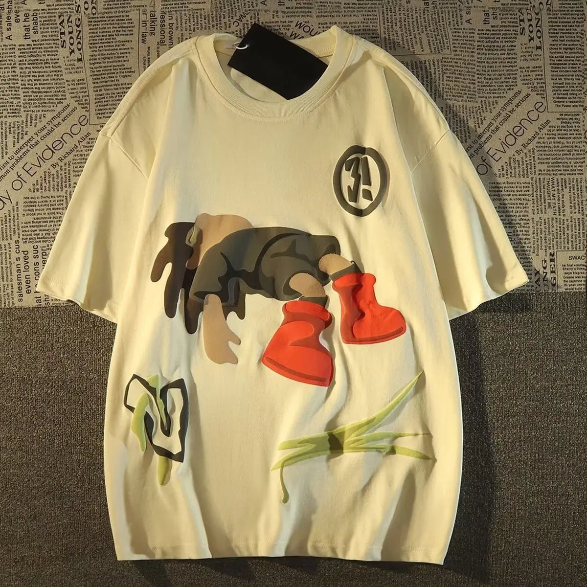 Cartoon Printed T-shirt Top For Men MyQualityproduct.shop