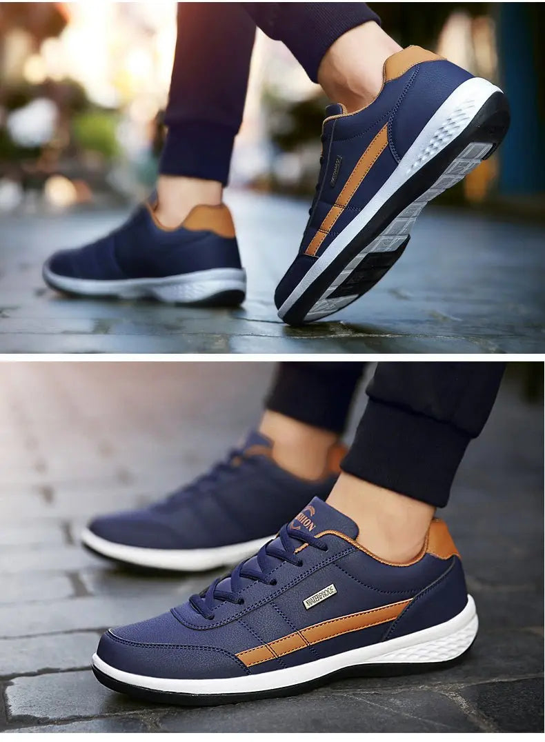 Casual Shoe Italian Breathable Leisure Male Sneakers Non-slip Footwear Men Vulcanized Shoes - MyQualityproduct.shop