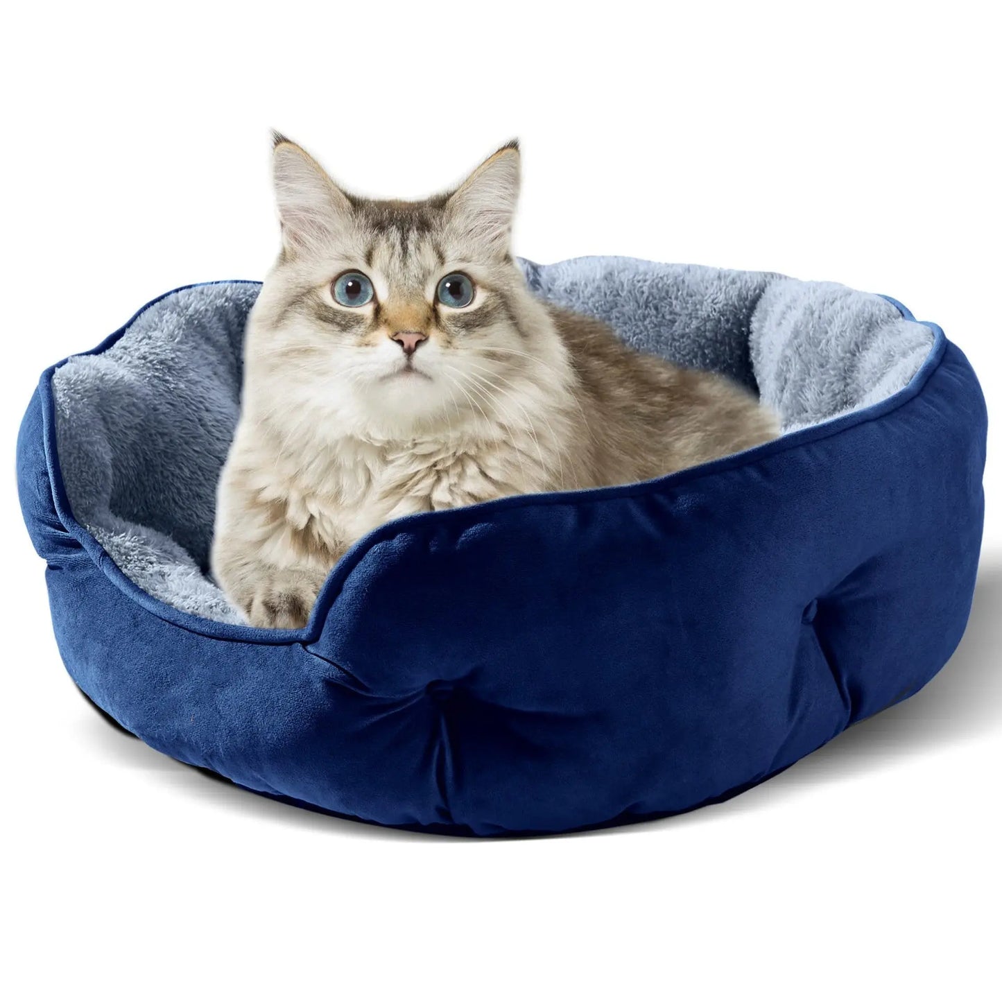 Cathouse Doghouse Round Pet Bed MyQualityproduct.shop