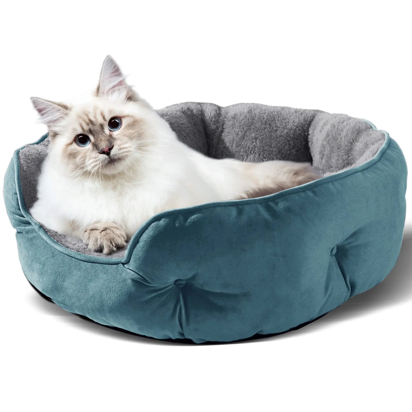 Cathouse Doghouse Round Pet Bed MyQualityproduct.shop