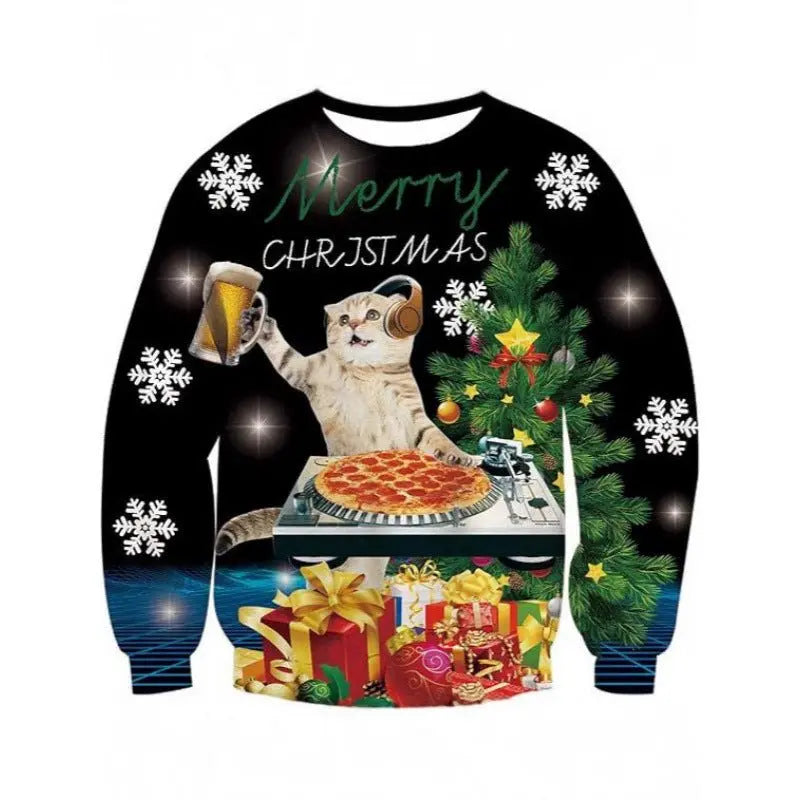 Christmas Tree Style Old Man Dance Dress Up Sweater - MyQualityproduct.shop