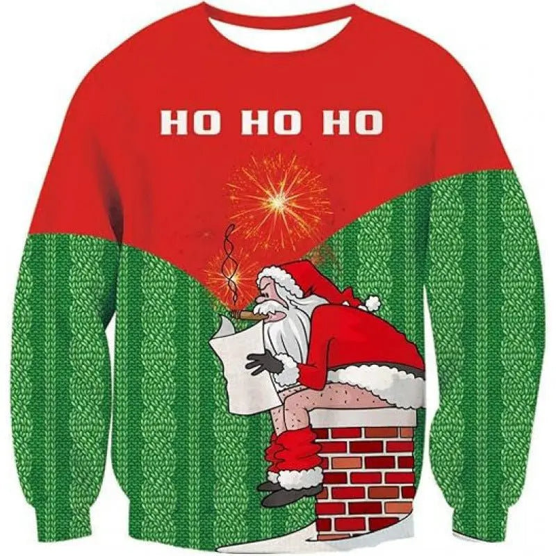 Christmas Tree Style Old Man Dance Dress Up Sweater - MyQualityproduct.shop