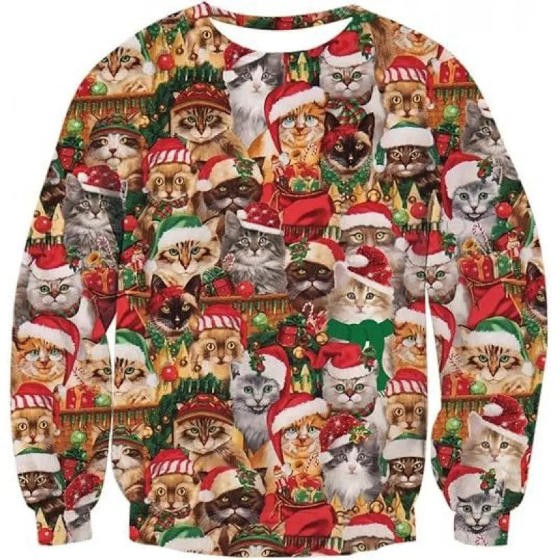 Christmas Tree Style Old Man Dance Dress Up Sweater - MyQualityproduct.shop