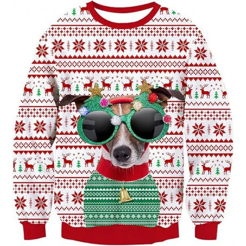 Christmas Tree Style Old Man Dance Dress Up Sweater MyQualityproduct.shop