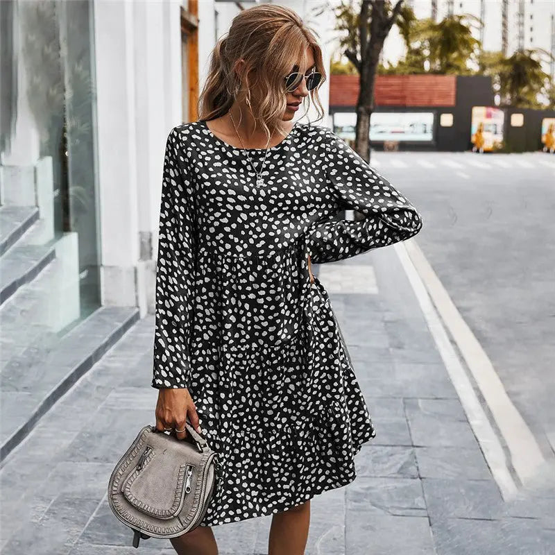 Classic Printed Dress Women MyQualityproduct.shop