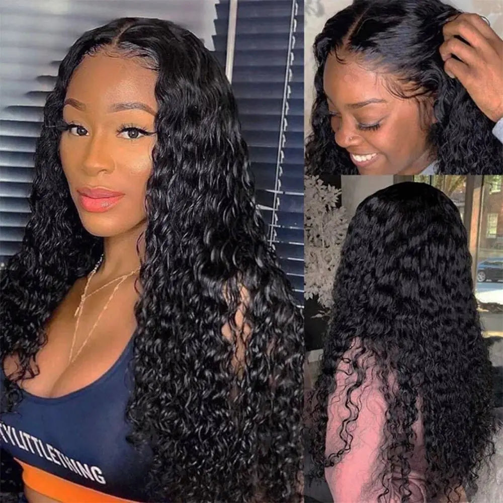 Curly Human Hair Wig Lace Hair Products MyQualityproduct.shop