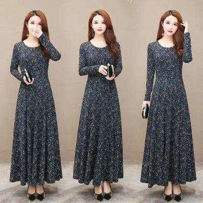 Dress Mother Dress Big Swing Dress Noble Long Skirt Women MyQualityproduct.shop