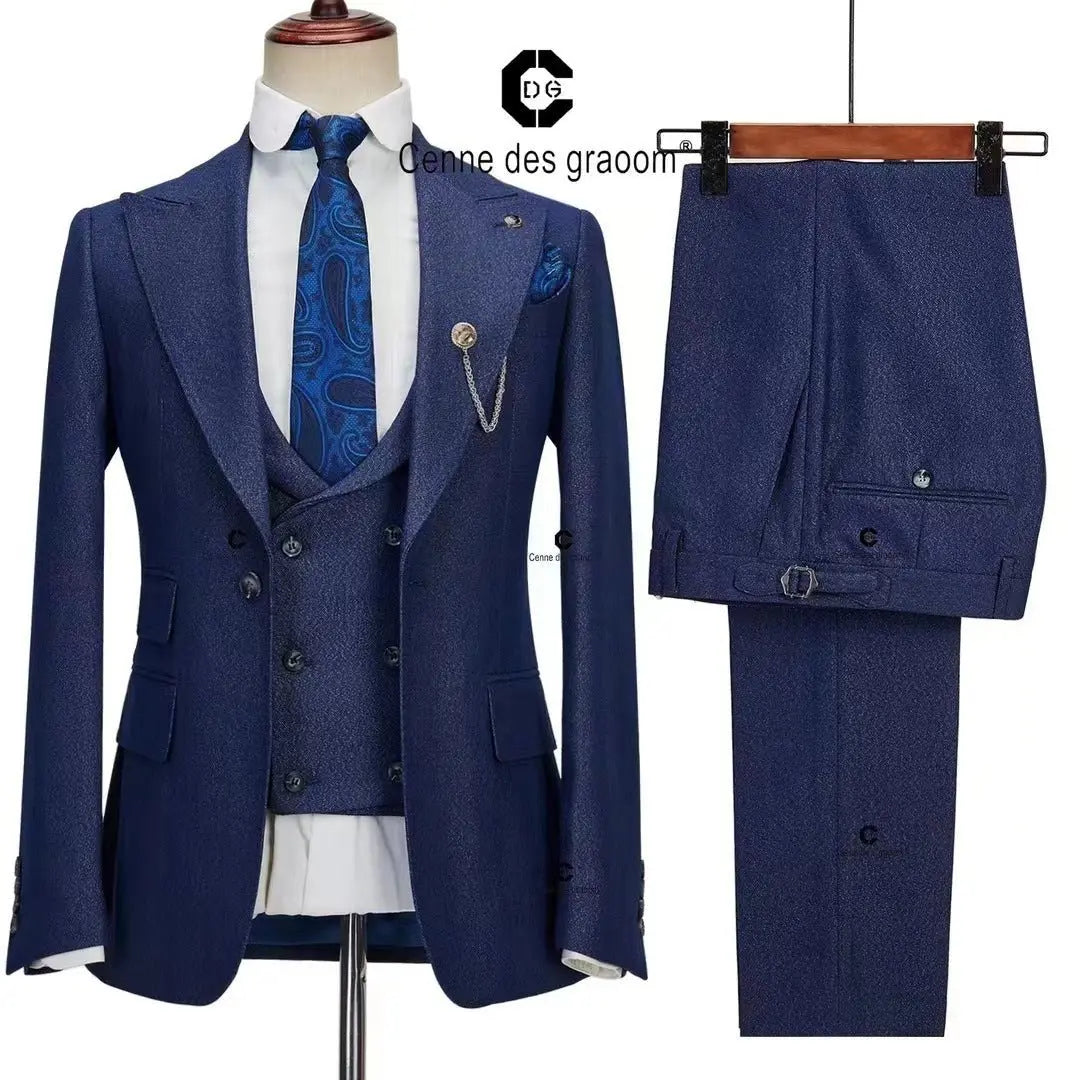 Dress Suit Men's Best Man Wedding Esmoquin - MyQualityproduct.shop