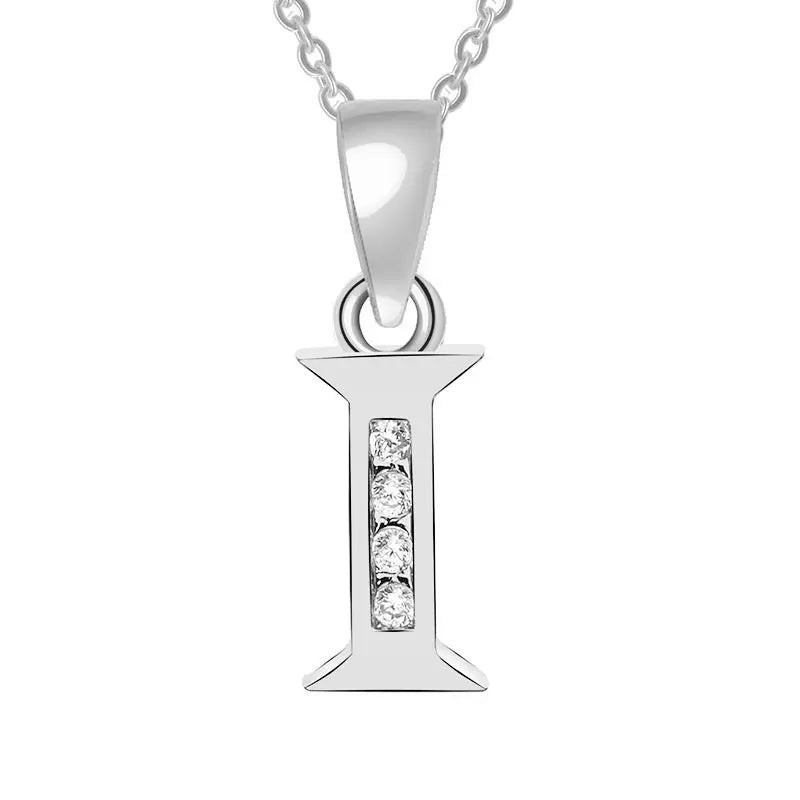 Europe and the United States 26 English alphabet fashion high - grade diamond necklace accessories - MyQualityproduct.shop