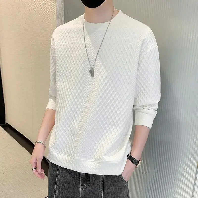 Fashion Youth Comfortable Bottoming Shirt Top Men MyQualityproduct.shop