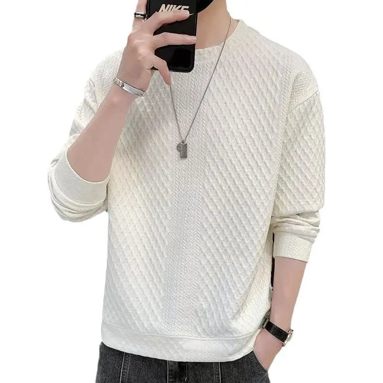 Fashion Youth Comfortable Bottoming Shirt Top Men MyQualityproduct.shop