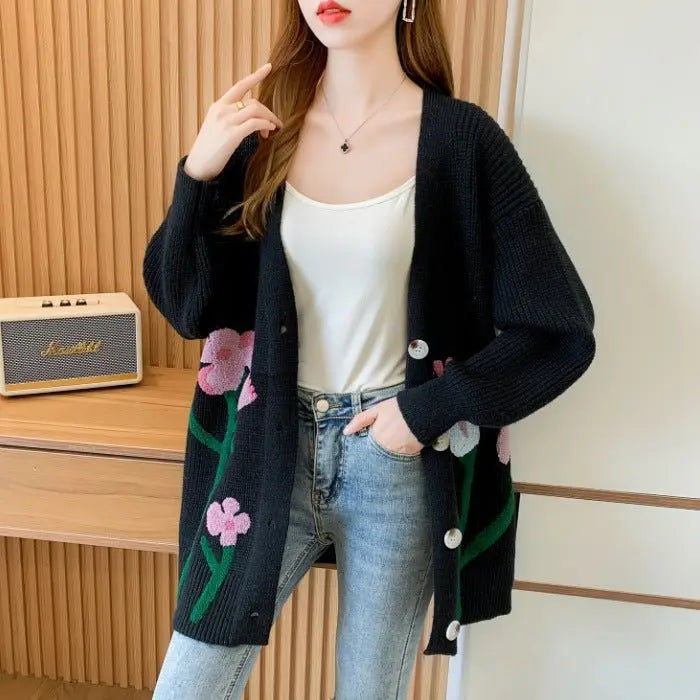 Fashionable Knitted Cardigan Top Women - MyQualityproduct.shop