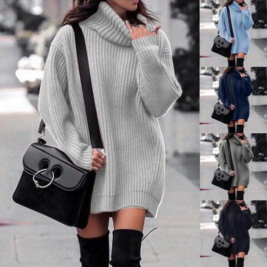 Fashionable Knitted Dress Sweaters Women's Clothing MyQualityproduct.shop