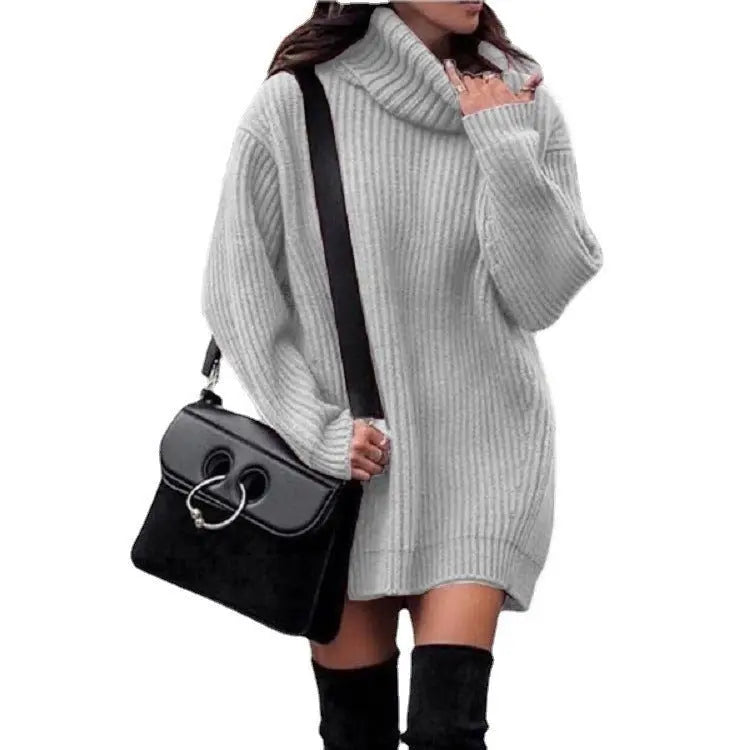 Fashionable Knitted Dress Sweaters Women's Clothing MyQualityproduct.shop