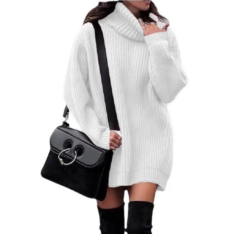 Fashionable Knitted Dress Sweaters Women's Clothing MyQualityproduct.shop