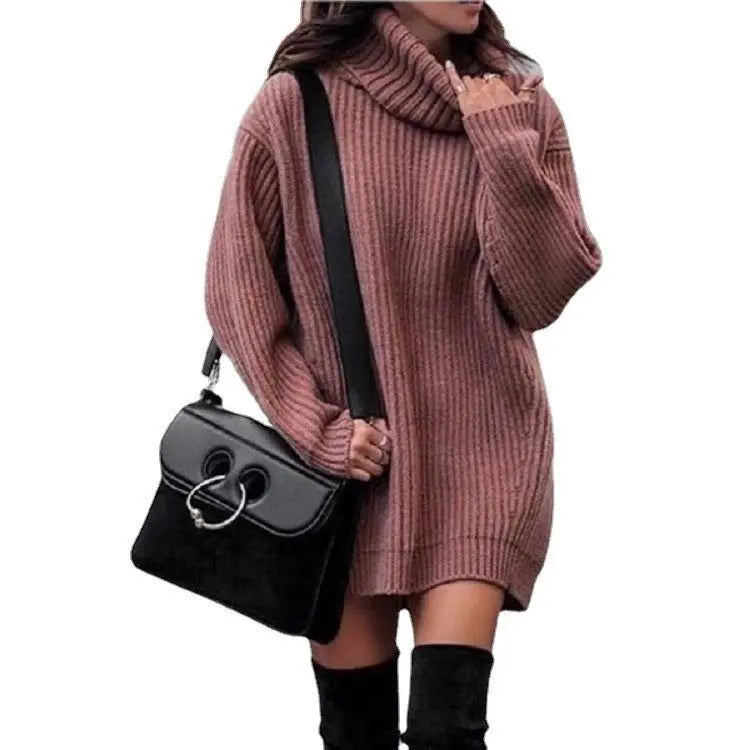 Fashionable Knitted Dress Sweaters Women's Clothing MyQualityproduct.shop