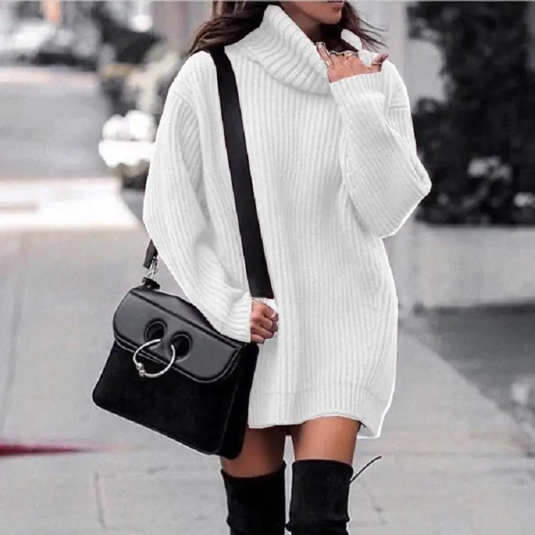 Fashionable Knitted Dress Sweaters Women's Clothing MyQualityproduct.shop