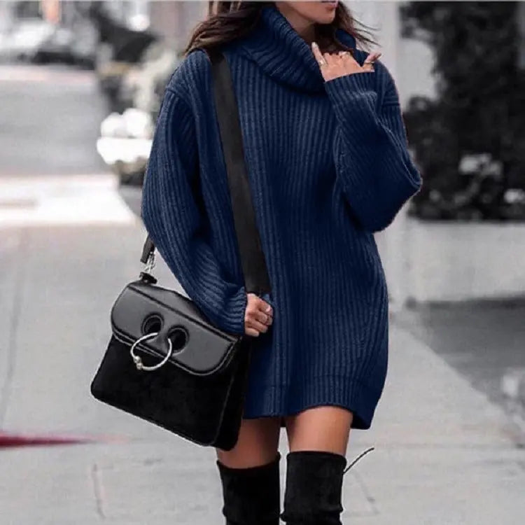 Fashionable Knitted Dress Sweaters Women's Clothing MyQualityproduct.shop