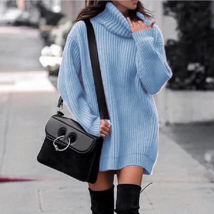 Fashionable Knitted Dress Sweaters Women's Clothing MyQualityproduct.shop