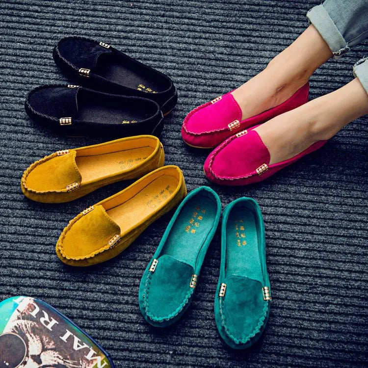 Flat Heel Pumps Single Shoes Flat Women's Shoes Student Peas Shoes - MyQualityproduct.shop