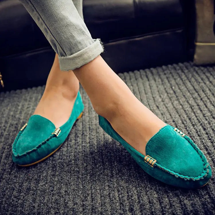 Flat Heel Pumps Single Shoes Flat Women's Shoes Student Peas Shoes - MyQualityproduct.shop