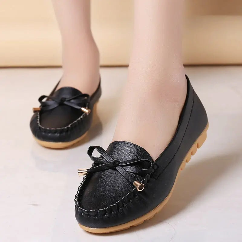 Flat Heel Pumps Single Shoes Flat Women's Shoes Student Peas Shoes - MyQualityproduct.shop