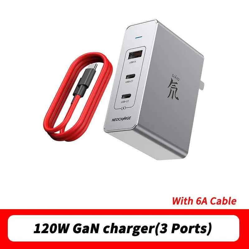 Gallium Nitride Charger Head Multi-Port Fast Charge PD Plug Mobile Phone MyQualityproduct.shop