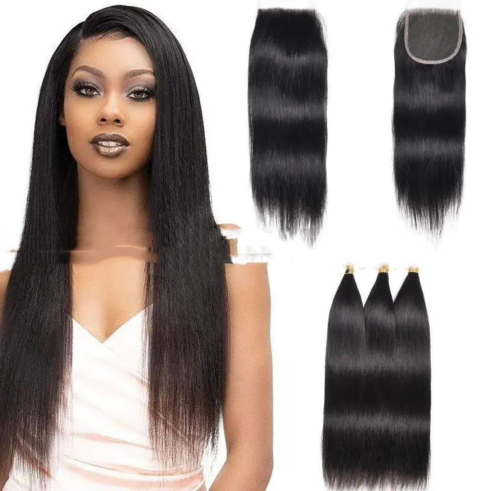 Hand Woven Lace Real Human Hair Wig Accessories MyQualityproduct.shop