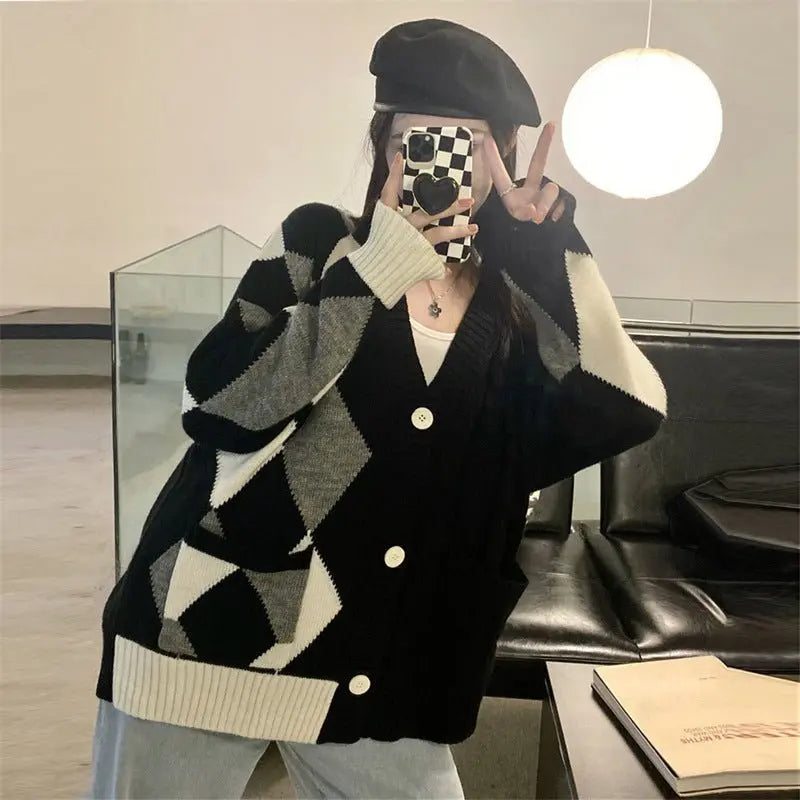 Knitted Cardigan Women Coat Top - MyQualityproduct.shop