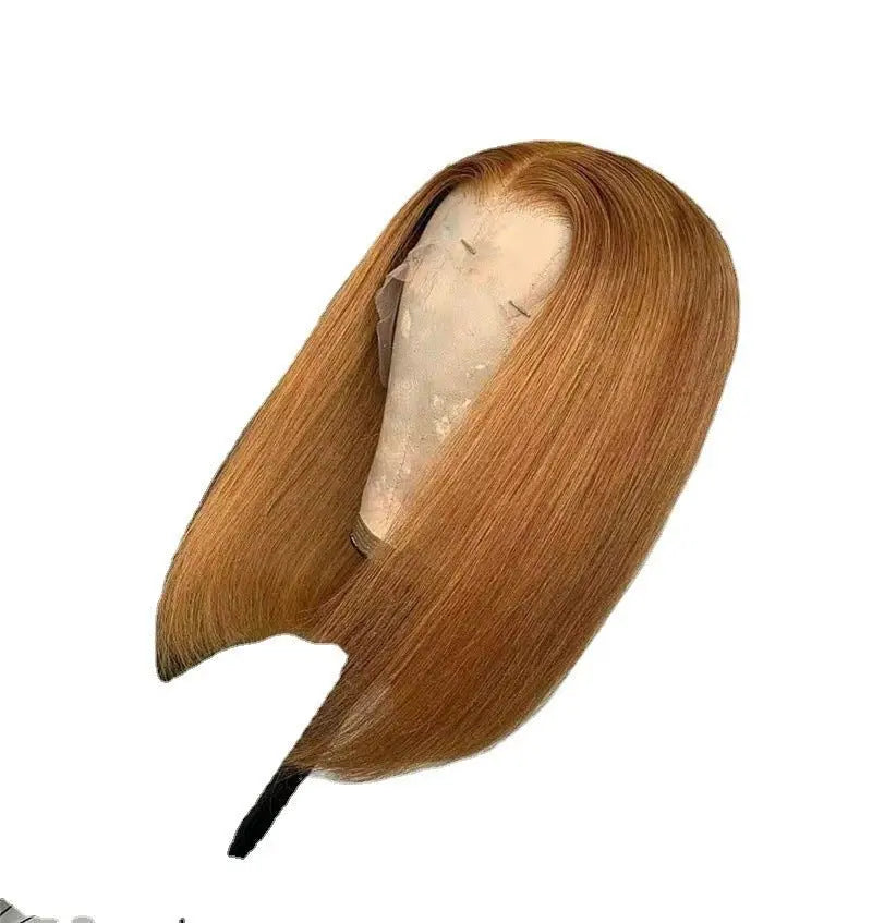 Lace Forehead Wig, Blond Human Hair Wig MyQualityproduct.shop