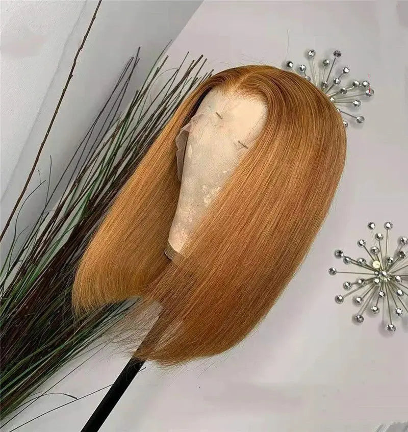 Lace Forehead Wig, Blond Human Hair Wig MyQualityproduct.shop