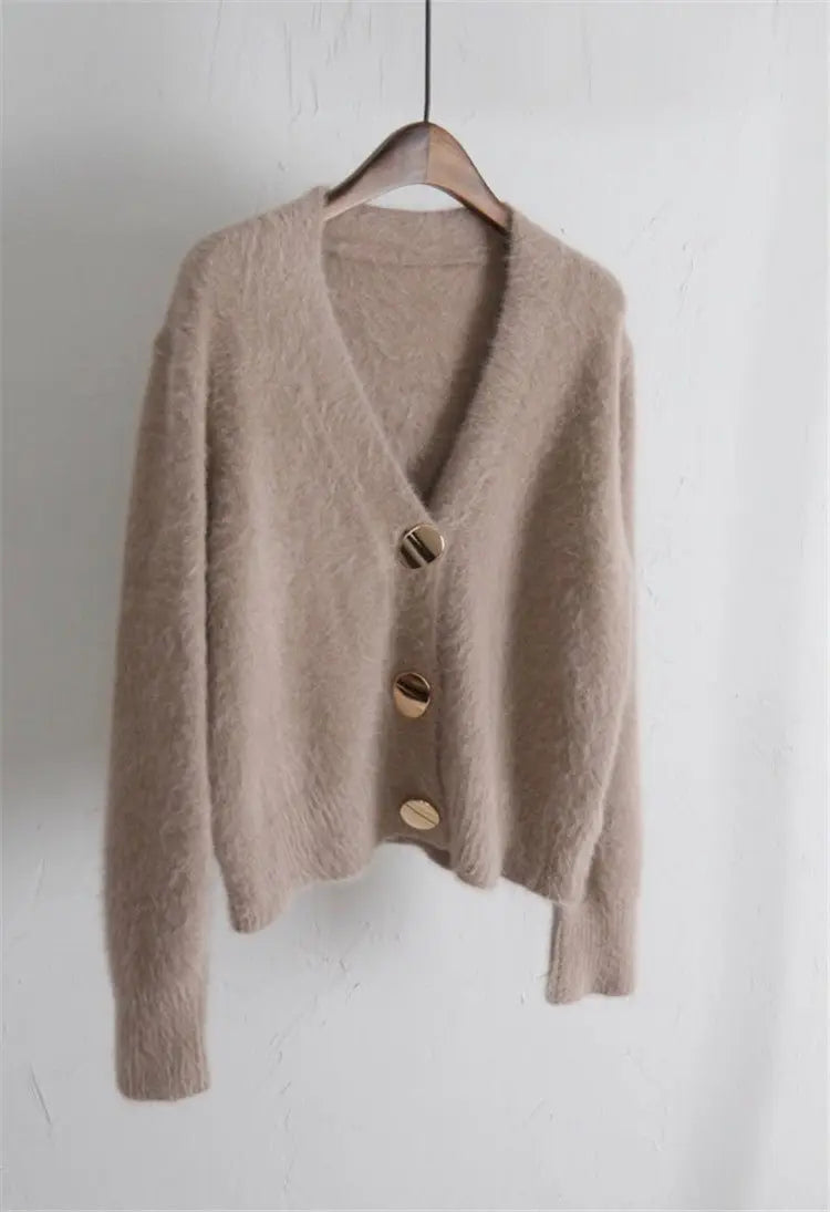 Lazy knitted cardigan top women - MyQualityproduct.shop