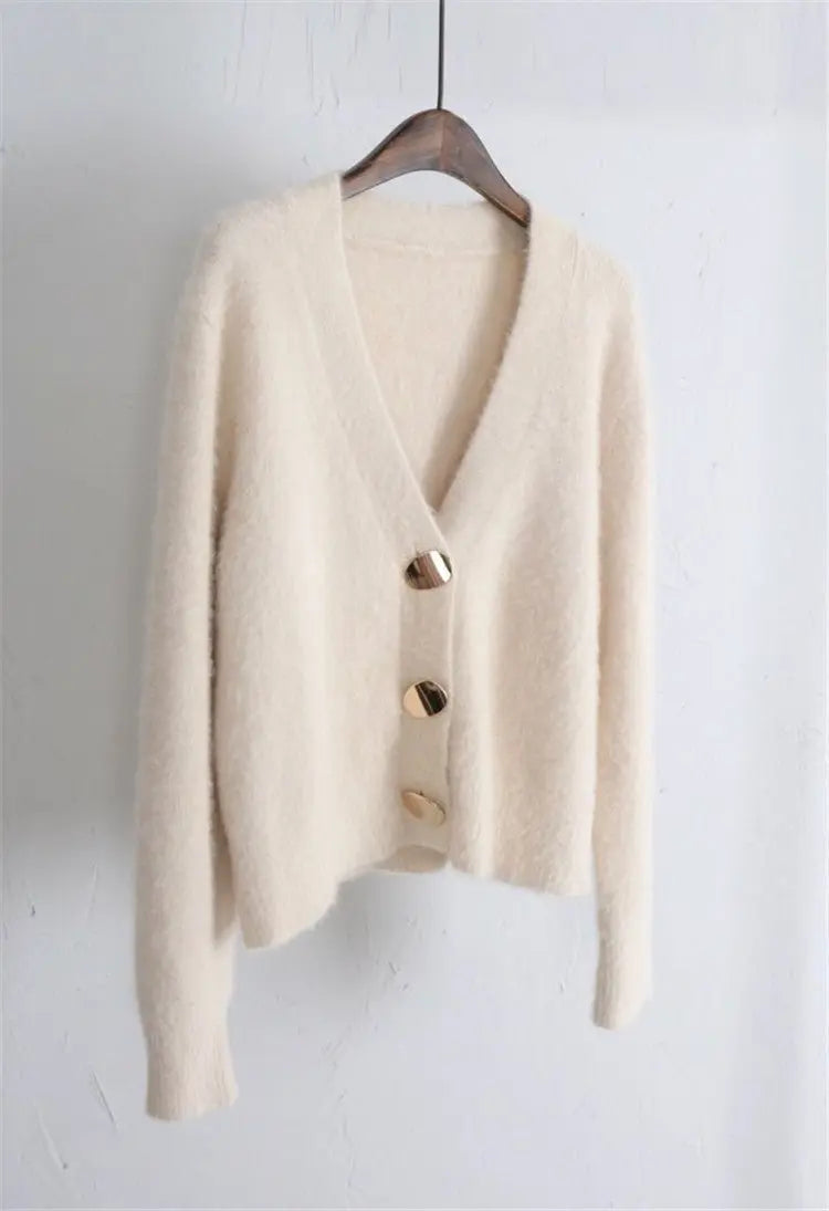 Lazy knitted cardigan top women - MyQualityproduct.shop