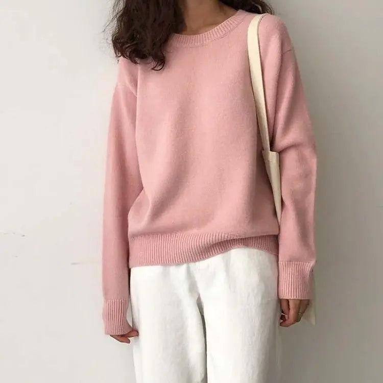 Long Elastic Sweaters Sweater women Mens Knit Basic Loose MyQualityproduct.shop