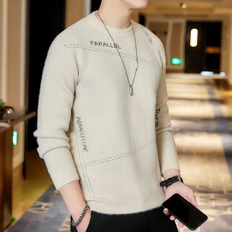 Men All-match Youth Sweater Casual Top MyQualityproduct.shop