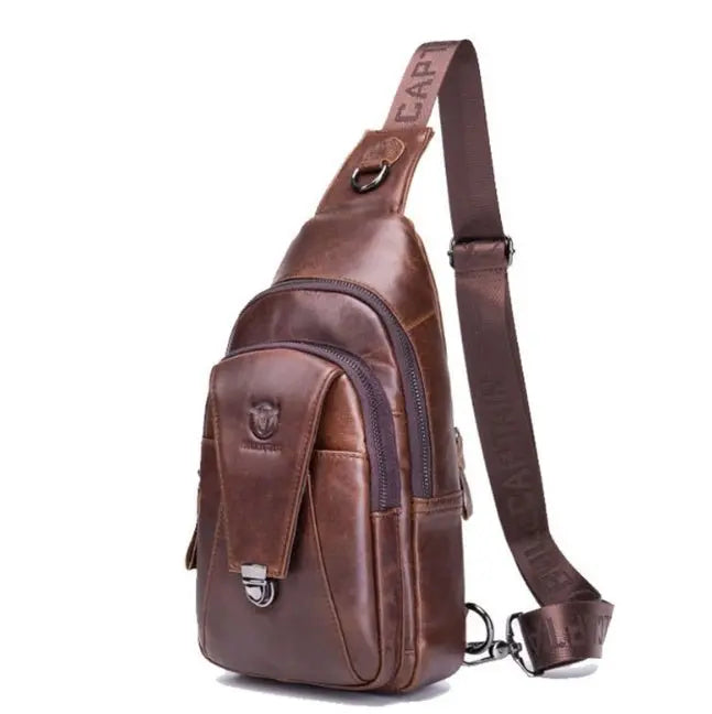 Men Genuine Leather Crossbody Bag MyQualityproduct.shop