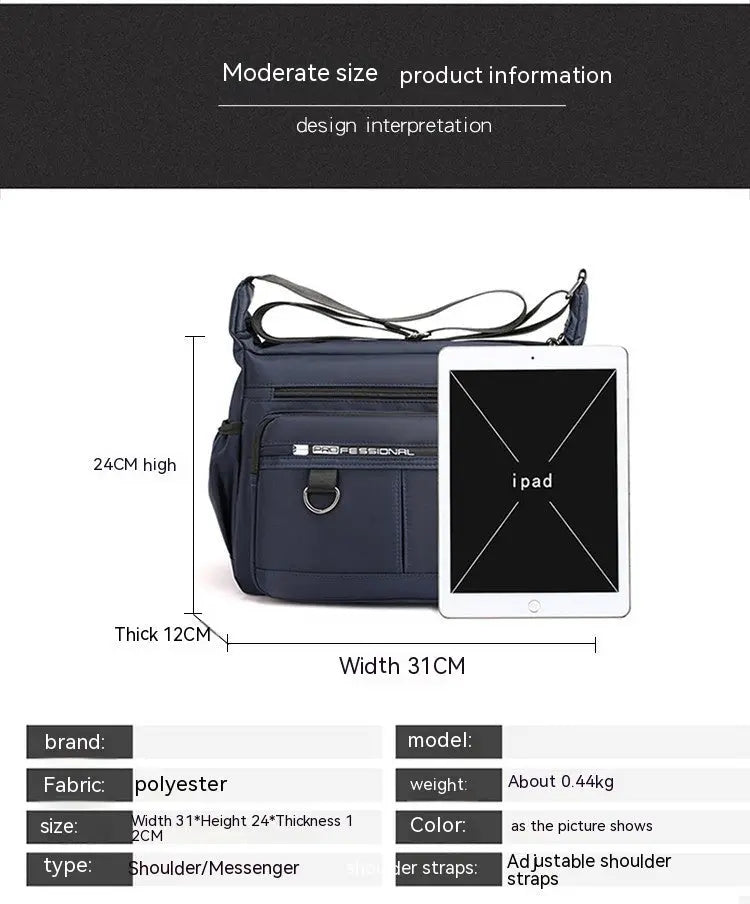 Men's Bags Crossbody Multi-pocket Large Capacity Shoulder Bag MyQualityproduct.shop