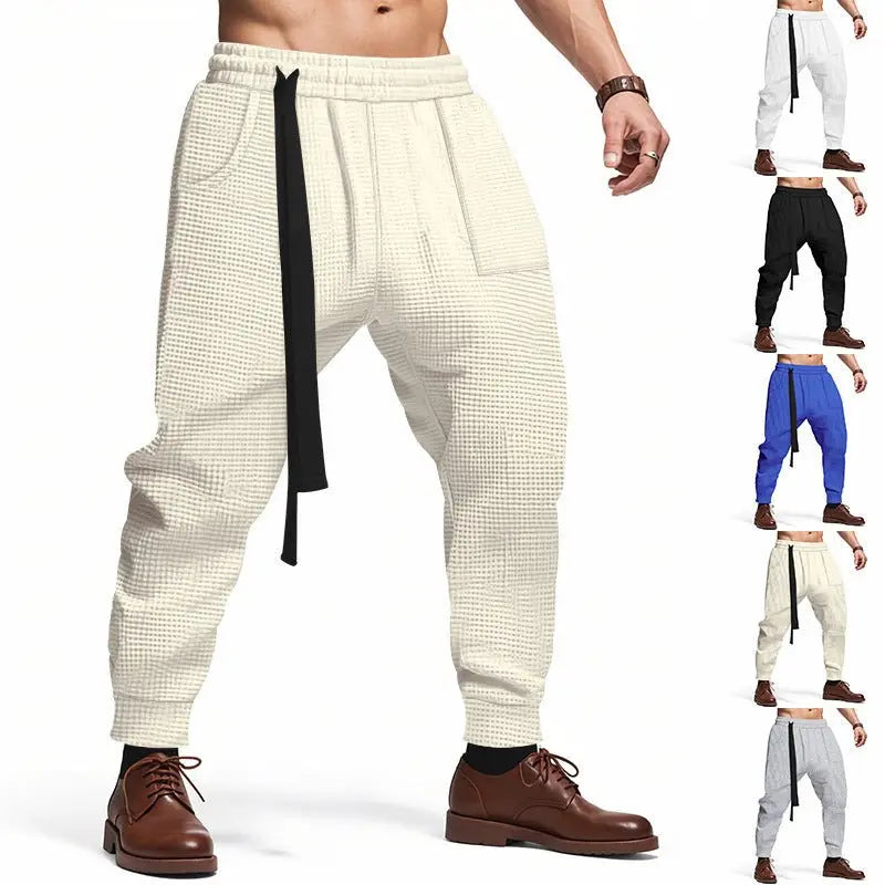 Men's Casual Pants Loose Ankle-tied Trousers Fashion Mens Clothing Men Clothing Men Wears - MyQualityproduct.shop