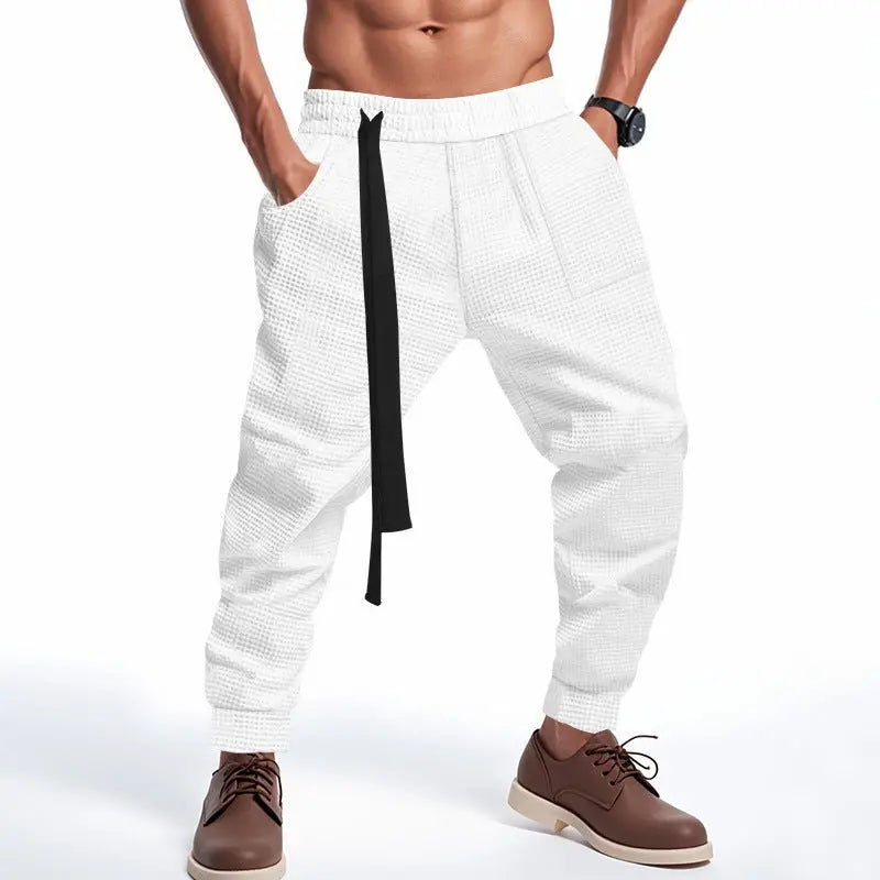 Men's Casual Pants Loose Ankle-tied Trousers Fashion Mens Clothing Men Clothing Men Wears - MyQualityproduct.shop