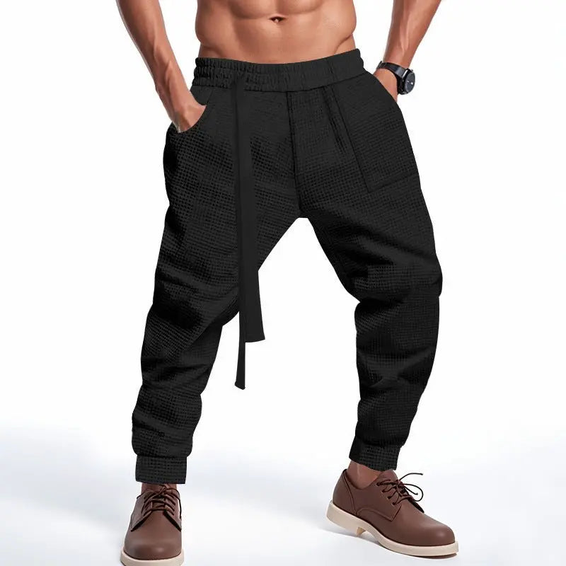 Men's Casual Pants Loose Ankle-tied Trousers Fashion Mens Clothing Men Clothing Men Wears - MyQualityproduct.shop