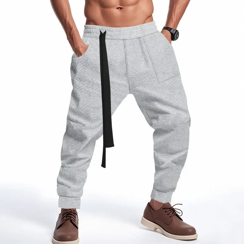 Men's Casual Pants Loose Ankle-tied Trousers Fashion Mens Clothing Men Clothing Men Wears - MyQualityproduct.shop