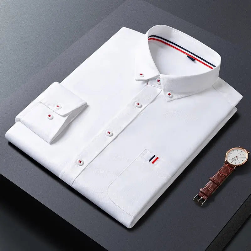 Mens Casual Shirt Fashion Business Dress Shirts Men Clothes MyQualityproduct.shop